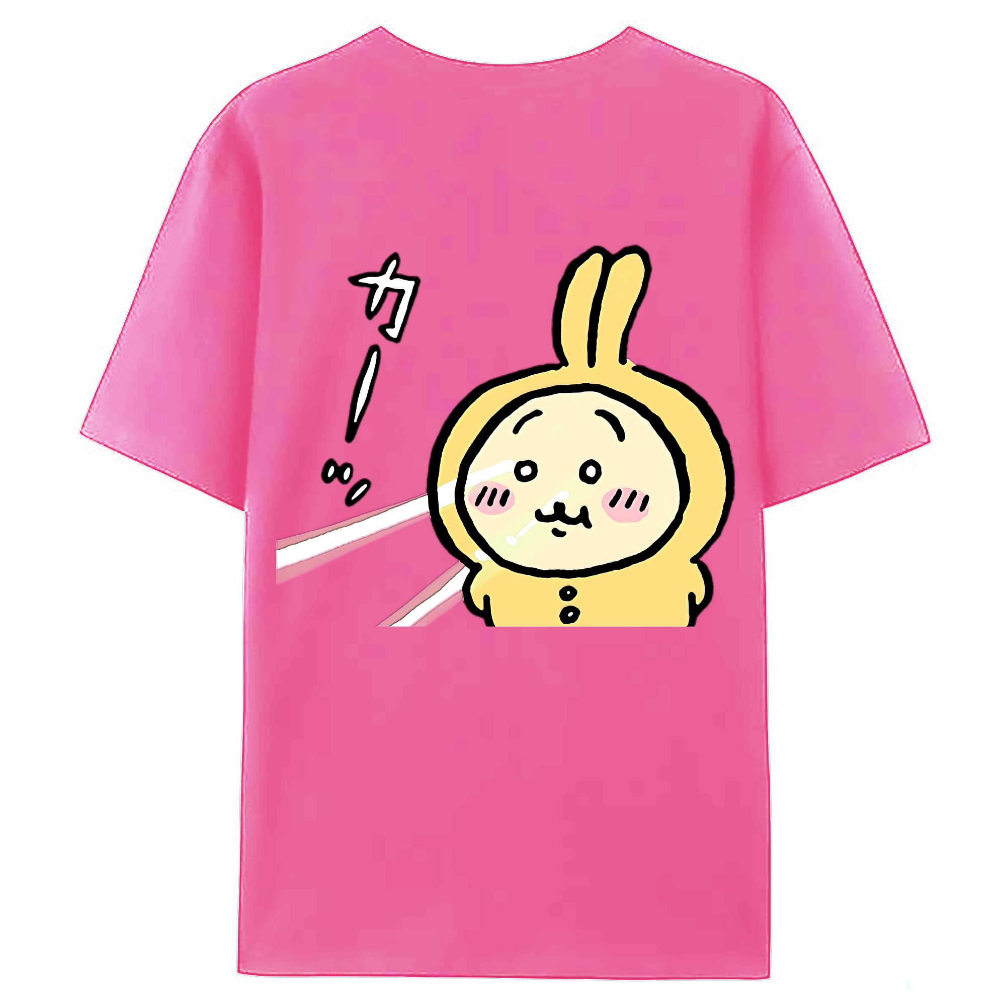 （画像用） ちいかわ うさぎ Chii-kawa usagi レディース半袖Tシャツ(バックプリント)